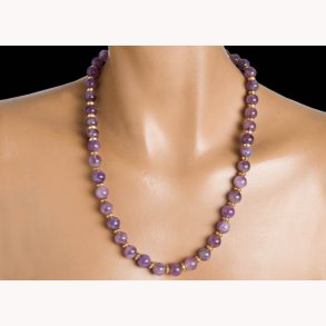 Grsk halskde med amatyst