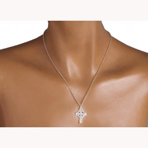 Keltisk Sct. Petroc Kors (100  300 e.Kr.) i slv