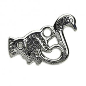 Vikingebroche med fuglemotiv