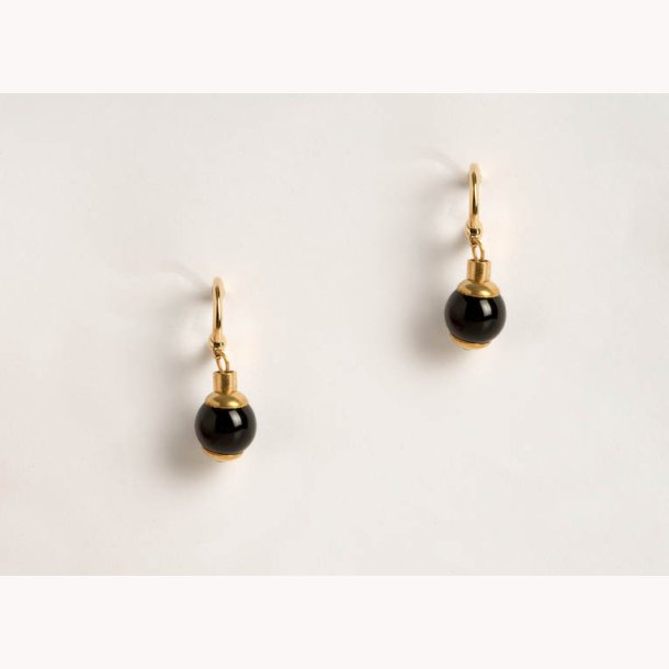 Greek Jewellery - Greco-Roman Black Onyx Earrings