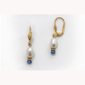 Grske klassiske drbeformede reringe med perle