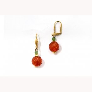 Kinesiske reringe med jade og karneol