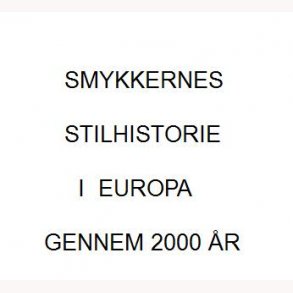 Smykkernes stilhistorie